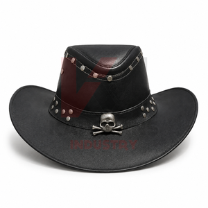 Sombreros de Vaquero de Cuero Vintage de Primera Calidad, Sombreros de Rodeo Estilo Western, Servicio OEM, Personalización de Marca para Boutiques y Minoristas - Product Image 1