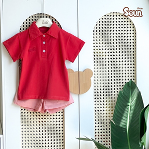 Camiseta Polo de Algodón para Niños, Ropa Infantil para Niños, Transpirable, Suave, Elástica en 4 Direcciones, Hecha en Vietnam, Comodidad Durante Todo el Día - Product Image 4