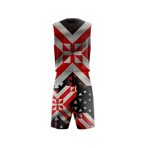 Uniforme de baloncesto de alta calidad, 100% poliéster, sublimación, personalizado, con impresión de logotipo en blanco, uniformes de baloncesto para equipos. - Product Image 6