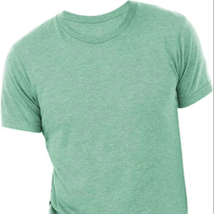 T-shirt vintage pour homme en tissu Dobby, coupe classique, en mélange polyester/coton épais, délavé à l'acide, avec logo personnalisé et effet vieilli - Product Image 1