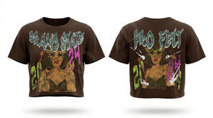 T-shirt unisexe de qualité supérieure, léger, 220 GSM, manches courtes, 100% coton, respirant, style hip-hop, coupe ample, logo personnalisé pour hommes - Product Image 2