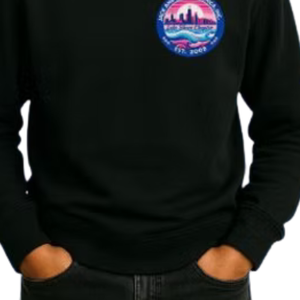 Sweat-shirt noir à col rond pour garçons, pull décontracté à manches longues, streetwear quotidien, vêtements confortables pour un style de vie actif - Product Image 3