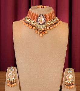 ชุดสร้อยคอประดับมอยส์ซาไนต์ชุบทองเหลืองคุณภาพดีไซน์สวยงาม พร้อมต่างหูแบบติกก้า คอลเลคชั่นคลาสสิกสำหรับงานปาร์ตี้สำหรับผู้หญิง - Product Image 4