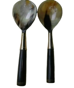Customized Size & Design Horn <b>Serving</b> <b>Spoon</b> with Long Handle Mirror Polish 30ml Capacity-Eco-Friendly & Durable for Party Use - Product Image 6