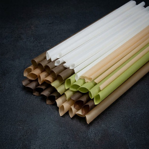 Food Grade Clear PP <b>Drinking</b> <b>Straws</b> Individually Wrapped Disposable Transparent Thick Boba Milk Tea Smoothie Cafe Beverage Bars - Product Image 6
