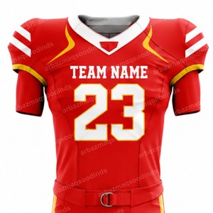 Uniforme de Fútbol Americano Personalizado para Jóvenes y Adultos, Jersey Deportivo para Equipos, OEM ODM - Product Image 3