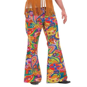 กางเกงผู้ชายผ้าแคนวาสคอตตอน 100% ทรงขาบาน เอวกลาง มีเชือกผูก น้ำหนักเบา ระบายอากาศได้ดี แห้งเร็ว เป็นมิตรกับสิ่งแวดล้อม สไตล์ลำลอง - Product Image 2