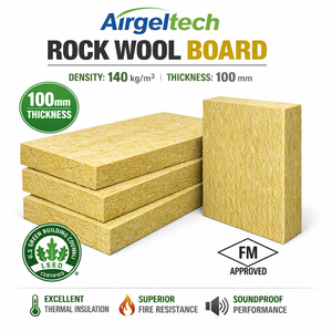 Pannello in Lana di Roccia di Grado Nucleare 140kg/m³ 100mm - <span class=keywords><strong>Isolamento</strong></span> in Lana Minerale Resistente alle Radiazioni <span class=keywords><strong>per</strong></span> Centrali Nucleari e Impianti - Product Image 1