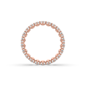 Anillo de compromiso de oro macizo de 14 quilates con diamante ovalado brillante de 2.64 quilates cultivado en laboratorio, diseño moderno, ligero y único para mujer. - Product Image 6