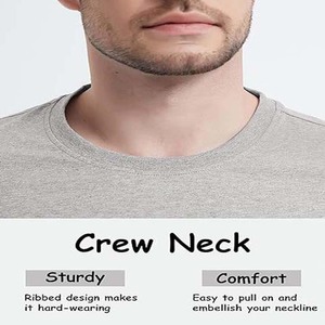 Camisetas de Alta Calidad para Hombre, Ropa Urbana, Camiseta Personalizada 100% Algodón, Estampada y Bordada con Bolsillo en el Pecho - Product Image 5