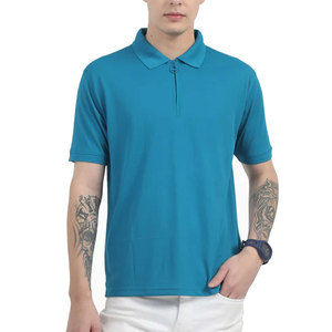 เสื้อเชิ้ตผู้ชายแบบเรียบสั่งทำขายส่ง พร้อมบริการพิมพ์โลโก้และปักลาย ผ้าแคนวาสคอตตอนแห้งเร็ว - Product Image 1