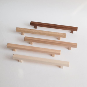 Tirador de armario de madera maciza, cajón, decoración de armario, tiradores de madera Natural para muebles de armario de cocina - Product Image 4