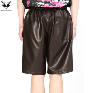 Pantalones Cortos de Lona y Cuero Ecológicos de Primera Calidad, Último Diseño, Precio al por Mayor, Ligeros, Casuales, para Club, Elegantes y Cómodos - Product Image 5