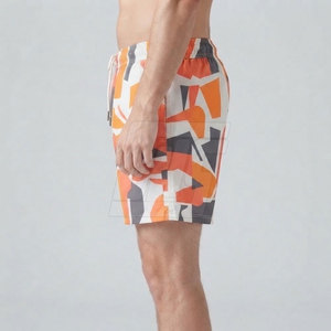 Shorts imprimés pour hommes de qualité supérieure, vêtements de sport personnalisés par sublimation, taille à cordon, légers, pour la salle de sport, l'entraînement, les loisirs et les activités athlétiques - Product Image 6