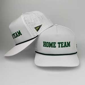 Gorras de béisbol con visera plana, gorra con cuerda, bordada con el logo del equipo local, unisex, gorra de rendimiento transpirable - Product Image 2