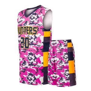 Uniforme de baloncesto con diseño de camuflaje 2025, superventas, conjuntos de uniformes de baloncesto impresos clásicos personalizados para hombres y mujeres - Product Image 5