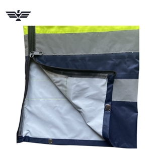 Custom Hi Vis Waterproof Safety Bib <b>Overalls</b> Reflective Rain Dungarees <b>Men's</b> PVC Industrial Workwear High Visibility Bib Pants O - Product Image 6