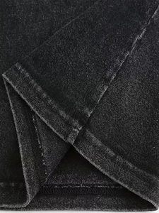 Ensemble T-shirt et short pour homme, style gothique, délavé à l'acide, col rond, 100% coton, imprimé, tenue décontractée d'été - Product Image 5
