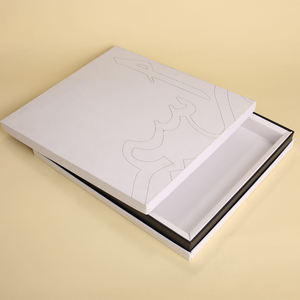 Customizable Eco-Friendly <b>Biodegradable</b> Clothing <b>Packaging</b> Box Rigid Cardboard Embossing UV Coating Sponge Lining Folding Paper - Product Image 3
