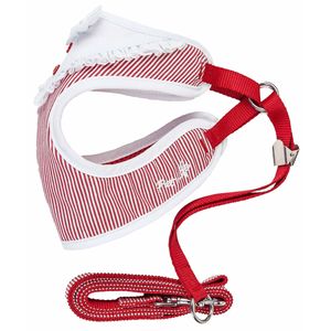 Luxe Spawling Pettorina e Guinzaglio 2-in-1 Regolabili per Cani con Elegante Papillon e Rete Traspirante - Product Image 6