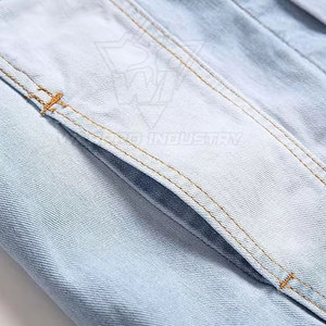 Refined Men Jeans Jacket Comfortable Cotton Jeans Fabric Relaxed Fit Everyday Outerwear Fashion Style Trend Men Jeans Jacket - Product Image 6