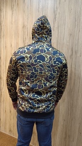 Fabricación OEM Hunting Hoodies Hombres Custom Logo Heavyweight Blank Men's HuntHoodies Venta al por mayor Oversized Street wear Plain Hoodie - Product Image 3