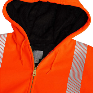 Sweat à capuche haute visibilité pour homme, vêtement de sécurité réfléchissant pour le travail et la construction, idéal pour les agents de sécurité, personnalisable (OEM) - Product Image 4