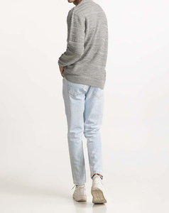Summer Top <b>Men's</b> <b>Long</b> Sleeve <b>Cardigan</b>-Fashionable Covered Button Closure Lightweight Breathable Nylon/Acrylic - Product Image 3