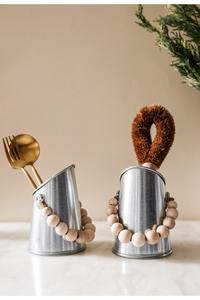 Porte-couverts en métal robuste avec une construction solide, adapté aux cuisines domestiques, aux restaurants et aux zones de restauration commerciales - Product Image 2