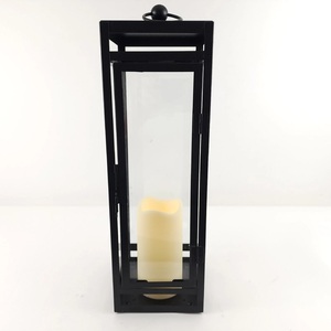 Hot Selling Home, Events and Weddings Decorative Gold Metal Framed Glass Hurricane <b>Candle</b> Holder Lantern - Product Image 3
