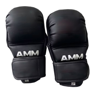 Guantes de Sparring MMA de 7oz, Cuero PU Premium, Protección en los Nudillos, con Correa de Muñeca Ajustable, para Gimnasio, Venta al Por Mayor - Product Image 5