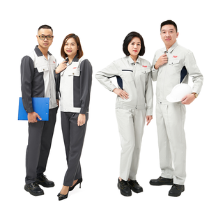 ปรับแต่งการออกแบบ Workwear เสื้อผ้าแจ็คเก็ตก่อสร้างทํางานได้ดี ทนทานสําหรับผู้ชายและผู้หญิงวิศวกรรมชุดทํางานโดยรวม - Product Image 1