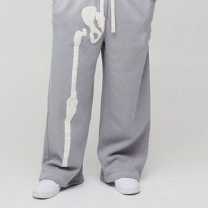 Ensemble de survêtement 2 pièces en strass 400 g/m² avec sweat à capuche et pantalon de jogging, vêtements de gros - Product Image 3