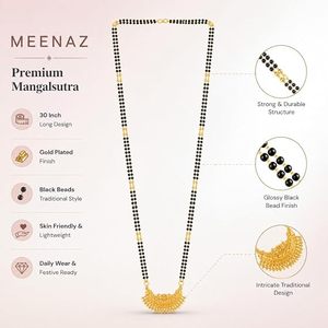 Gold Plated Imitation Pearl-studded Peacock Mangalsutra <b>Bridal</b> <b>Jewelry</b> <b>Set</b> for Women's Party Occasions Classic Style - Product Image 5