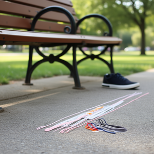 Laccio per scarpe Ilan 120 cm colore rosa per sneakers - Product Image 2