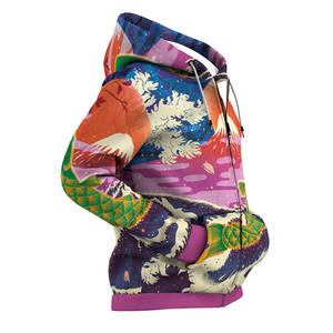 เสื้อฮู้ดซิปซับลิเมชั่นแฟชั่นฤดูหนาวสำหรับผู้ชาย สีตามสั่ง OEM รุ่นล่าสุด คุณภาพดีที่สุด ใส่สบาย ระบายอากาศได้ดี เหมาะสำหรับกิจกรรมกลางแจ้ง - Product Image 5