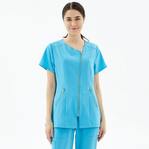 Offre Spéciale : Ensemble de Blouses Médicales Unisexe à Manches Courtes et Pantalon Jogger – Uniforme d'Infirmière pour Médecins, Cliniques et Hôpitaux - Product Image 1