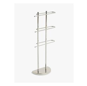 Support à serviettes compact en métal sur pied pour salle de bain, avec barres multi-niveaux pour un séchage rapide des serviettes - Product Image 4