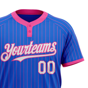 Adult Baseball Jersey Custom Team Sports Shirt Quick Dry Short Sleeve Uniform Practice Match Clothing 100% Polyester OEM ODM - Product Image 3