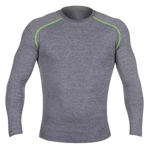Camiseta Deportiva de Compresión Personalizada para Hombre, Manga Larga, Sublimada, Impresa, de Spandex y Poliéster, 240g, Antibacteriana, de Secado Rápido - Product Image 4
