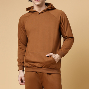 Survêtement d'hiver respirant surdimensionné pour hommes, style streetwear, vente en gros, conception personnalisée OEM, 100 % coton épais - Product Image 3
