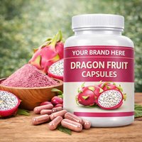 Capsules de fruit du dragon OEM |   Poudre de Curcumine et de Pitaya Séchée par Pulvérisation |   Complément alimentaire à base de plantes en flacon |   Fabricant de Marques Privées
