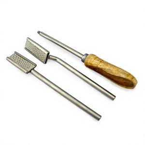 Râpe dentaire équine droite à grain, instrument vétérinaire pour chevaux, outils manuels en métal avec fermeture éclair à pression pour soins buccaux - Product Image 5