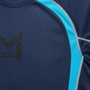 Camiseta de Entrenamiento de Tela Jacquard con Patrón Texturizado, Ropa de Gimnasio Transpirable y Ligera, Camiseta Deportiva de Alta Gama - Product Image 5