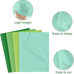 NEBURORA Set di Carta Velina Multicolore da 108 Fogli per Confezioni Regalo, Decorazioni per San Patrizio, Natale, Compleanni, Matrimoni e Feste - Product Image 2