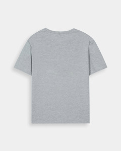 Camiseta Premium de Forro Polar para Hombre, Talla Grande, Diseño Sólido con Estampado Gráfico, Estilo Casual Urbano, Moda de Verano, Corte Holgado, Cuello Redondo, Manga Corta - Product Image 2