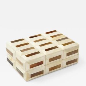 Caja de Almacenamiento Decorativa con Incrustaciones de Hueso Natural, Contenedor para Joyas y Frutos Secos, Hecho a Mano por Artesanos, Venta al Por Mayor - Product Image 3