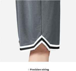 กางเกงบาสเก็ตบอลผู้ชายผ้าโพลีเอสเตอร์ระบายอากาศปักลายขายส่ง ทุกทีม กางเกงบาสเก็ตบอลแบบซับลิเมชั่น - Product Image 5