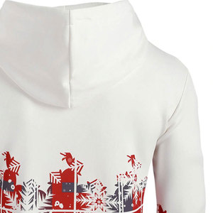 Comfortable Men Hoodie Warm Inner Casual Wear Urban Style Pullover Hoodie Lightweight Fabric - Product Image 4