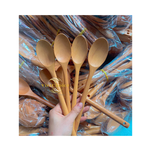 Eco Friendly Wooden <b>Spoon</b> Natural Cooking Utensil for Kitchen and Food Preparation - Product Image 6